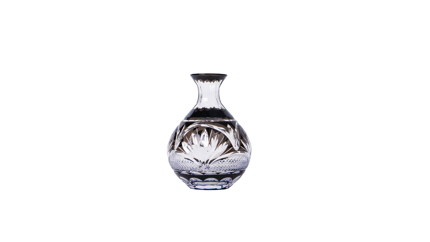 KIRIKO 徳利 剣菱カット 黒グレー